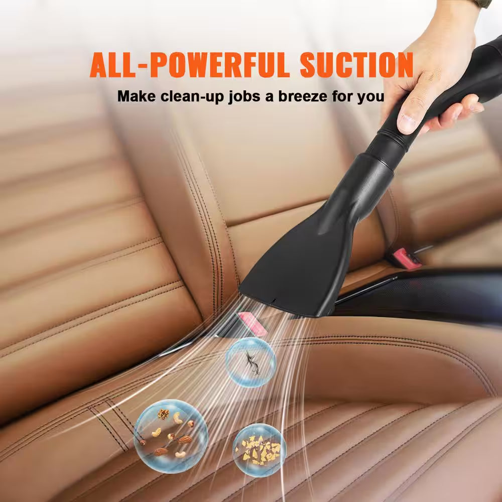 Wet Dry Vac, 2.6 Gal., 2.5 Peak HP, 3 in 1 Portable Shop Vacuum with Blowing Function, Attachments Storage, Perfect