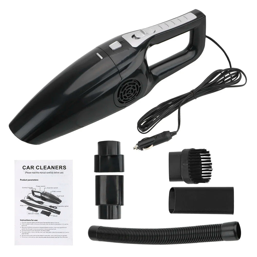 12V 120W Car Vacuum Cleaner Portable Wet and Dry Dual-Use Vacuum Cleaner Powerful Handheld Mini Vaccum Cleaners High Suction